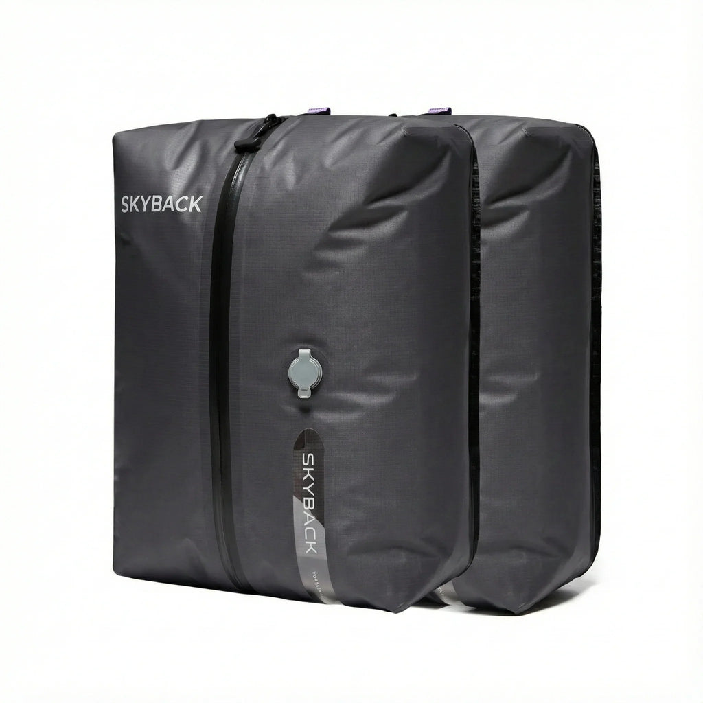 Vacuum compression travel bag