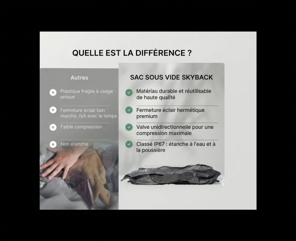 Vacuum compression travel bag